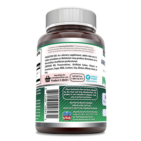 Image of Amazing Formulas Melatonin | 20 Mg | 60 Tablets