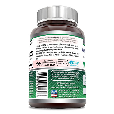 Image of Amazing Formulas Melatonin | 5 Mg | 180 Tablets
