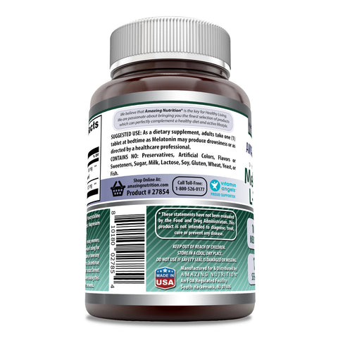 Image of Amazing Formulas Melatonin Plus L-Theanine | 15.5 Mg | 120 Tablets