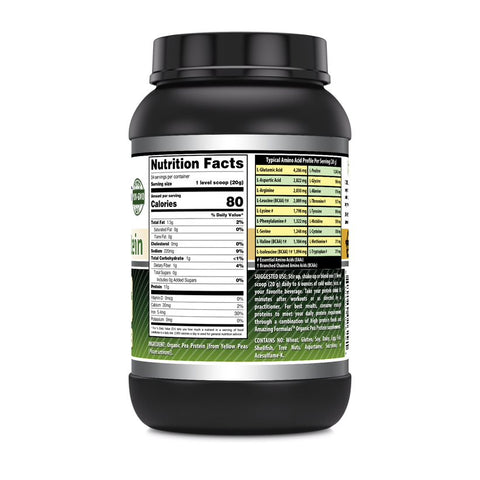 Image of Amazing Formulas Organic Pea Protein | 17 Grams Protein | 2 Lb | Unflavored