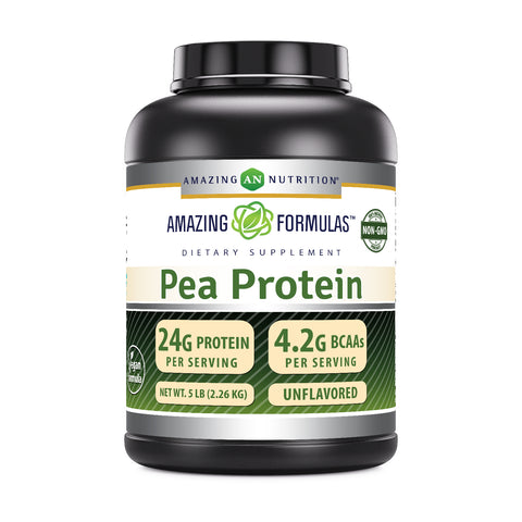 Image of Amazing Formulas Pea Protein | 24 Grams Protein | 5 Lb Powder | Unflavored
