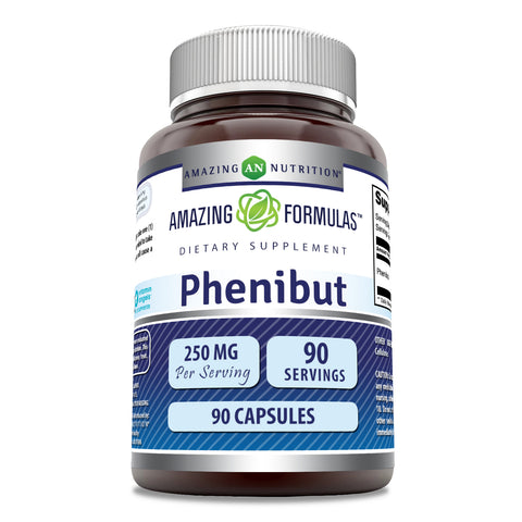Image of Amazing Formulas Phenibut | 250 Mg | 90 Capsules