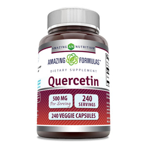 Amazing Formulas Quercetin | 500 Mg | 240 Veggie Capsules