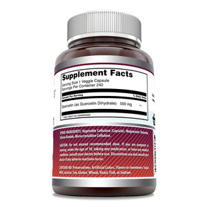 Amazing Formulas Quercetin | 500 Mg | 240 Veggie Capsules