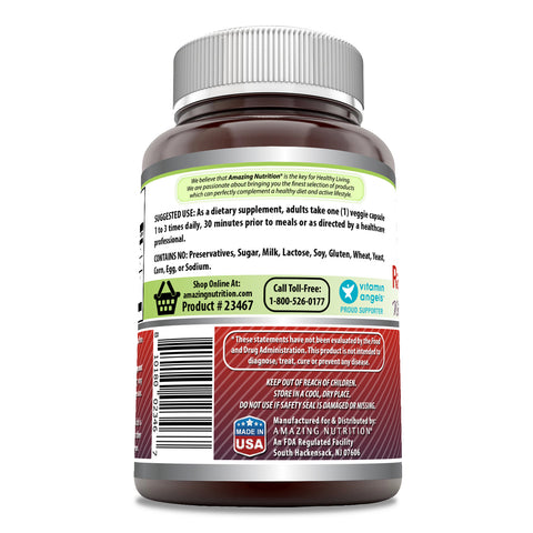 Image of Amazing Formulas Raspberry Ketone | 500 Mg Per Serving | 120 Veggie Capsules