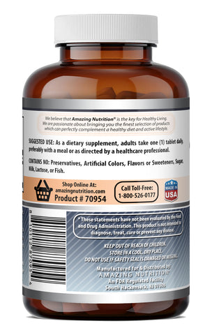 Image of Amazing Formulas Selenium (as Selenium Yeast) 200 Mcg | 480 Tablets