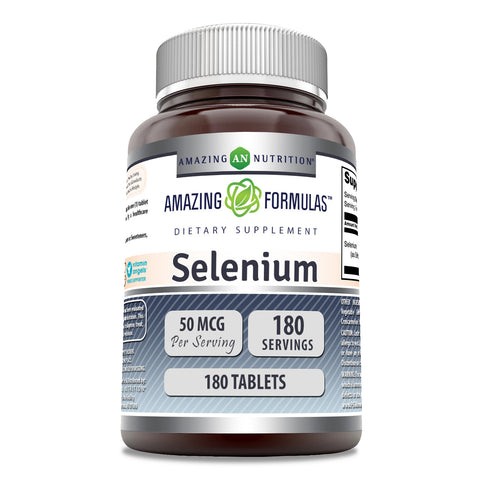 Image of Amazing Formulas Selenium | 50 Mcg | 180 Tablets