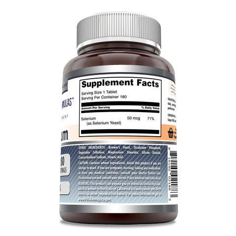 Image of Amazing Formulas Selenium | 50 Mcg | 180 Tablets