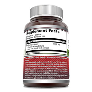 Amazing Formulas Tart Cherry Extract | 1000 Mg |  250 Capsules