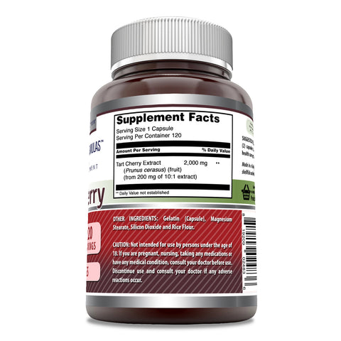 Image of Amazing Formulas Tart Cherry | 2000 Mg | 120 Capsules