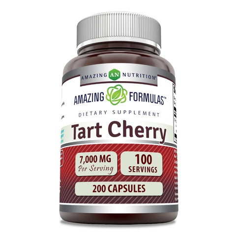 Image of Amazing Formulas Tart Cherry Extract | 7000 Mg Per Serving | 200 Capsules