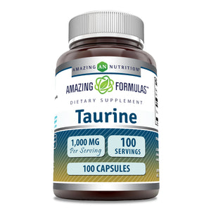 Amazing Formulas Taurine | 1000 Mg | 100 Capsules