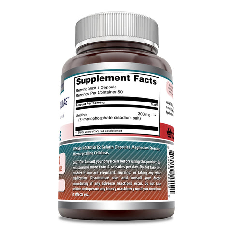 Image of Amazing Formulas Uridine | 300 Mg | 50 Capsules