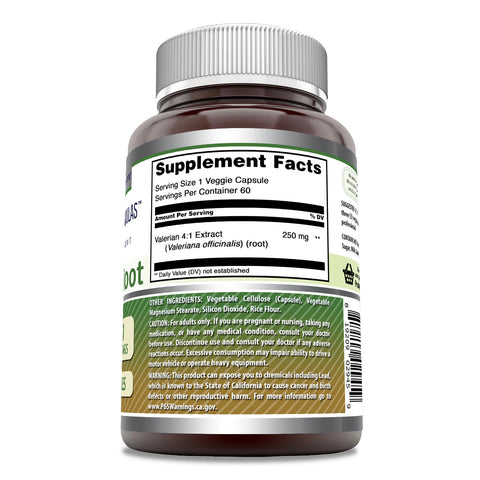 Image of Amazing Formulas Valerian Root | 250 Mg | 60 Veggie Capsules