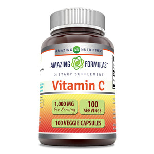 Amazing Formulas Vitamin C | 1000 Mg | 100 Veggie Capsules