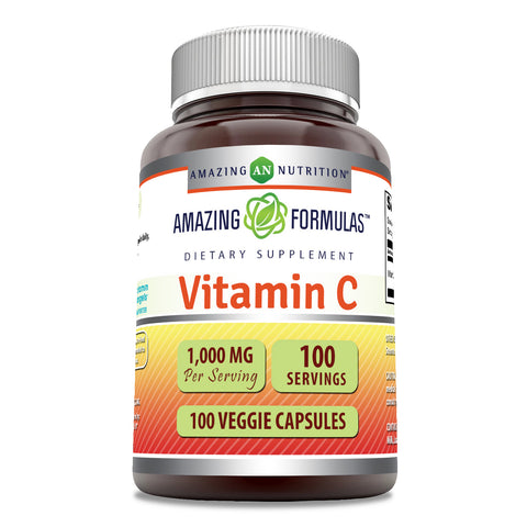 Image of Amazing Formulas Vitamin C | 1000 Mg | 100 Veggie Capsules