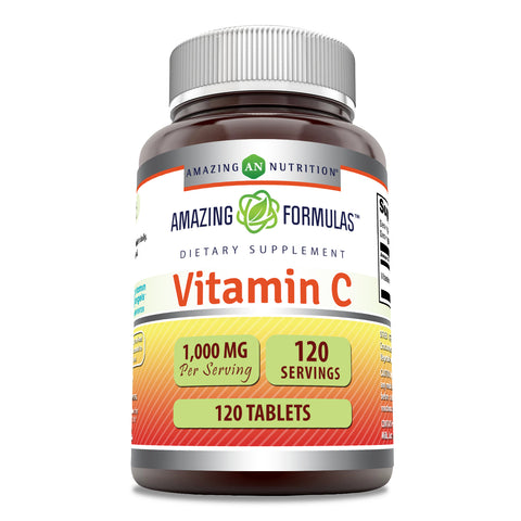 Image of Amazing Formulas Vitamin C | 1000 Mg | 120 Tablets