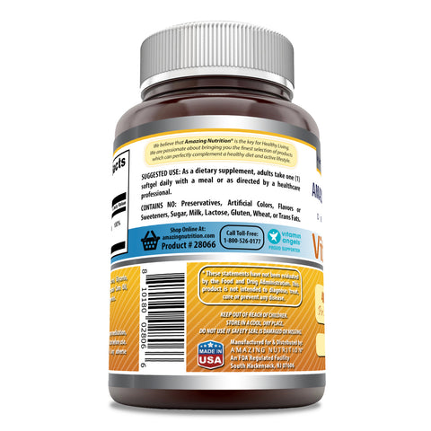 Image of Amazing Formulas Vitamin D3 | 400 IU | 240 Softgels