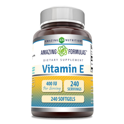 Image of Amazing Formulas Vitamin E | 400 IU | 240 Softgels