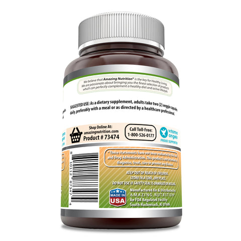 Image of Amazing Formulas White Kidney Bean Extract | 6500 Mg Per Serving | 120 Veggie Capsules