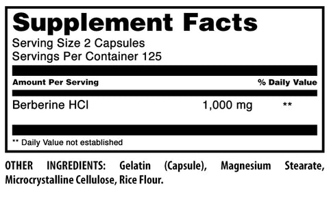 Image of Amazing Formulas Berberine | 1000 Mg Per Serving | 250 Capsules