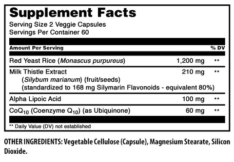 Image of Amazing Formulas Red Yeast Rice Complex | 1570 Mg Per Serving | 120 Veggie Capsules