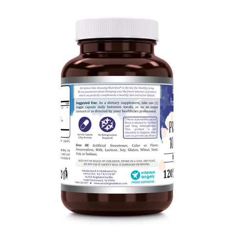 Image of Amazing Flora Probiotic 10 Billion | 10 Strains | 120 Veggie Capsules