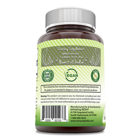 Image of Amazing India Amla | 500 Mg | 120 Veggie Capsules