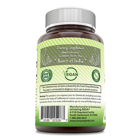 Image of Amazing India Ashwagandha | 500 Mg | 120 Veggie Capsules