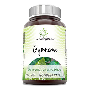Amazing India Gymnema Extract | 500 Mg | 120 Veggie Capsules