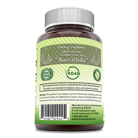 Image of Amazing India Moringa | 500 Mg | 120 Veggie Capsules