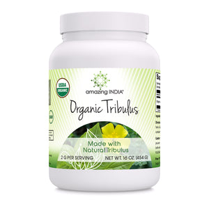 Amazing India Tribulus | USDA Organic | 16 Oz Powder | 2 Grams Per Serving