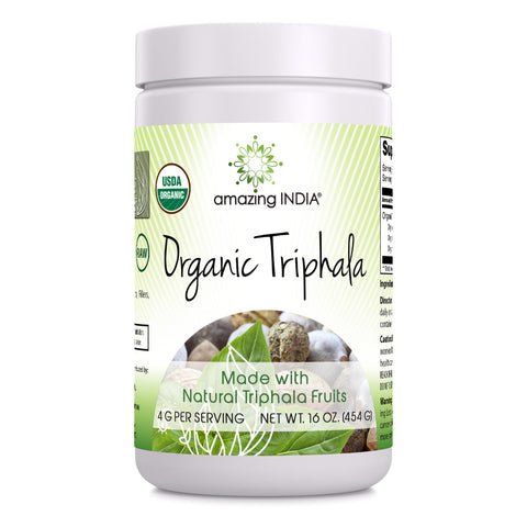 Image of Amazing India Triphala | USDA Organic | 16 Oz Powder | 4 Grams Per Serving