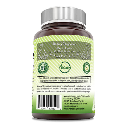 Image of Amazing India Shatavari | 500 Mg | 120 Veggie Capsules