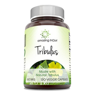 Amazing India Tribulus | 630 Mg | 120 Veggie Capsules