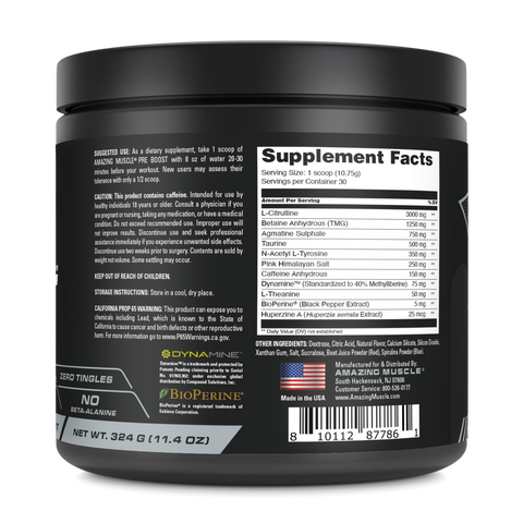 Image of Amazing Muscle PRE BOOST