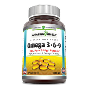 Amazing Omega 3.6.9 | 1200 Mg | 120 Softgels