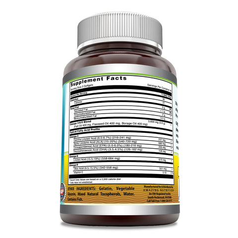 Image of Amazing Omega 3.6.9 | 1200 Mg | 120 Softgels