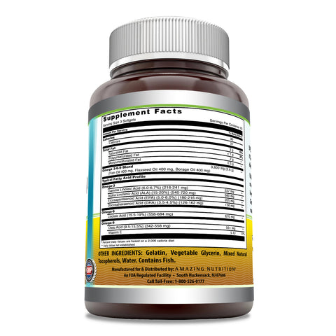 Image of Amazing Omega 3.6.9 | 1200 Mg | 250 Softgels