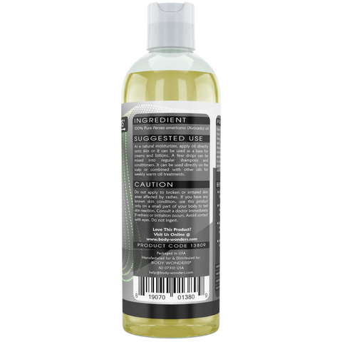 Image of Body Wonders Avocado Oil | 16 Fl. Oz (473 ml) | 100% Pure