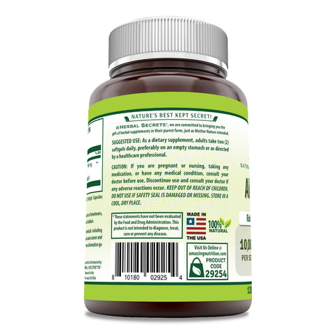 Image of Herbal Secrets Aloe Vera | 10,000 Mg per Serving | 120 Softgels