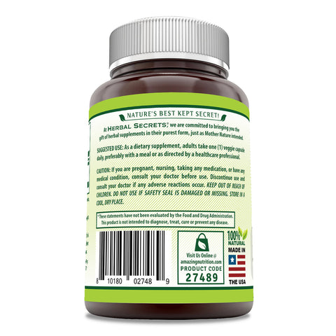 Image of Herbal Secrets Amla | 500 Mg | 120 Veggie Capsules