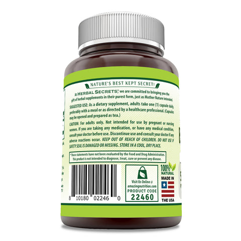 Image of Herbal Secrets Black Cohosh | 540 Mg | 120 Capsules