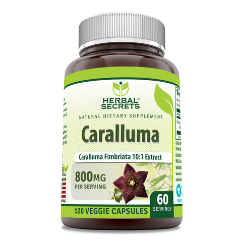 Image of Herbal Secrets Caralluma | 800 Mg Per Serving | 120 Veggie Capsules