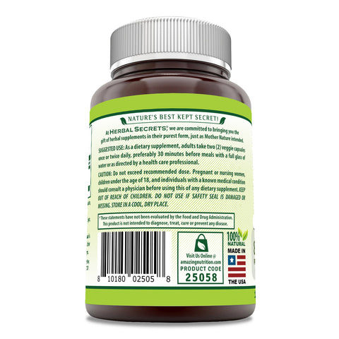 Image of Herbal Secrets Caralluma | 800 Mg | 60 Veggie Capsules