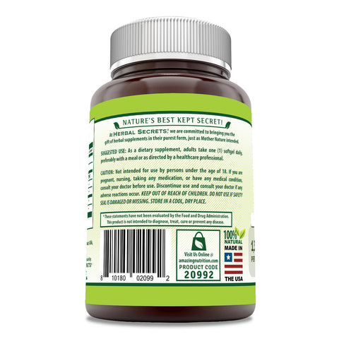 Image of Herbal Secrets Evening Primrose Oil | 1300 Mg | 120 Softgels