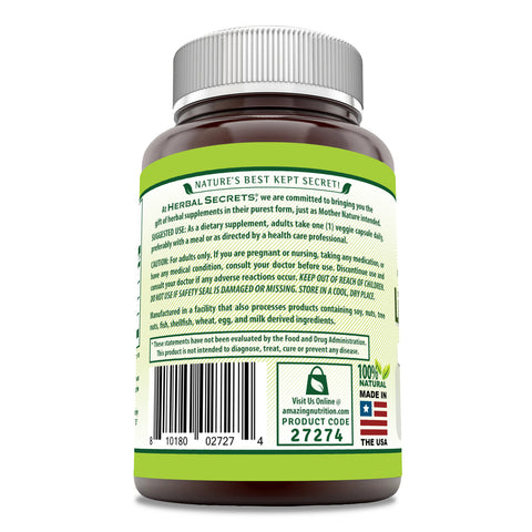 Image of Herbal Secrets Liver Support |  120 Capsules
