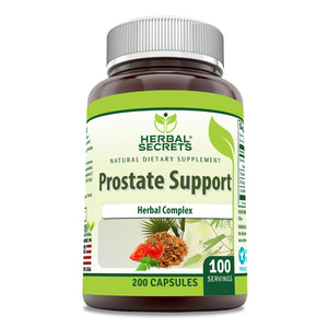 Herbal Secret Prostate Support  (Non-GMO) Advance Herbal Formula with Saw Palmetto, Pygeum, Stinging Needles Extract and Lycopene, Supports Prostate and Urinary Track Health | 200 Capsules