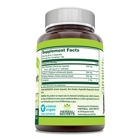 Image of Herbal Secrets Prostate Support | 200 Capsules