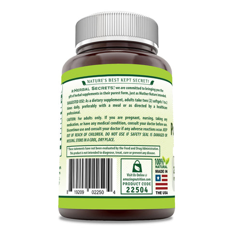 Image of Herbal Secrets Pumpkin Seed Oil | 2000 Mg per Serving | 90 Softgels